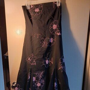 RAG strapless dress Size Large